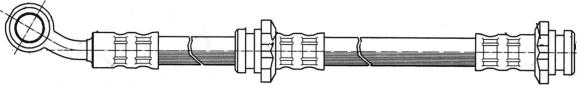 CEF 510876 - Гальмівний шланг autozip.com.ua