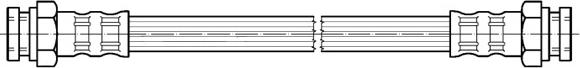 CEF 510234 - Гальмівний шланг autozip.com.ua