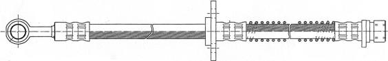 CEF 510760 - Гальмівний шланг autozip.com.ua