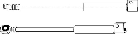 CEF 510733 - Гальмівний шланг autozip.com.ua