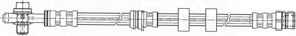 CEF 511944 - Гальмівний шланг autozip.com.ua