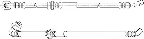 CEF 511964 - Гальмівний шланг autozip.com.ua