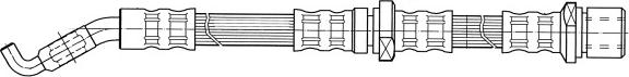 CEF 511961 - Гальмівний шланг autozip.com.ua