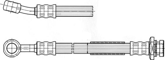 CEF 511963 - Гальмівний шланг autozip.com.ua