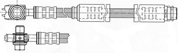 CEF 511924 - Гальмівний шланг autozip.com.ua