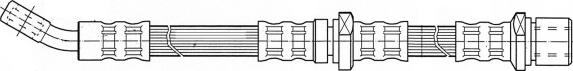 CEF 511970 - Гальмівний шланг autozip.com.ua