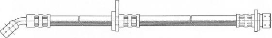 CEF 511457 - Гальмівний шланг autozip.com.ua