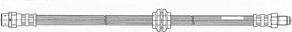 CEF 511587 - Гальмівний шланг autozip.com.ua