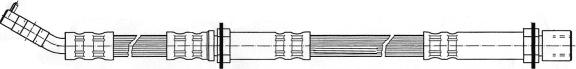 CEF 511690 - Гальмівний шланг autozip.com.ua