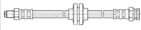 CEF 511666 - Гальмівний шланг autozip.com.ua