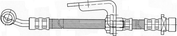 CEF 511889 - Гальмівний шланг autozip.com.ua