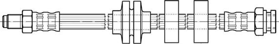 CEF 511883 - Гальмівний шланг autozip.com.ua