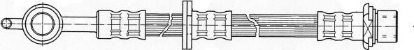 CEF 511887 - Гальмівний шланг autozip.com.ua