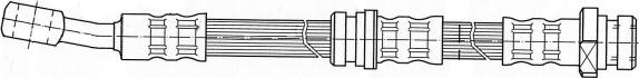 CEF 511825 - Гальмівний шланг autozip.com.ua