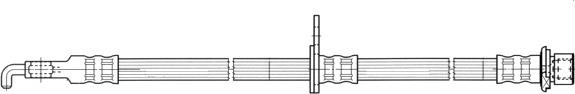 CEF 512449 - Гальмівний шланг autozip.com.ua