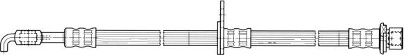 CEF 512448 - Гальмівний шланг autozip.com.ua