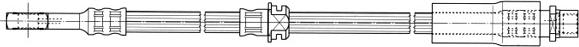 CEF 512452 - Гальмівний шланг autozip.com.ua