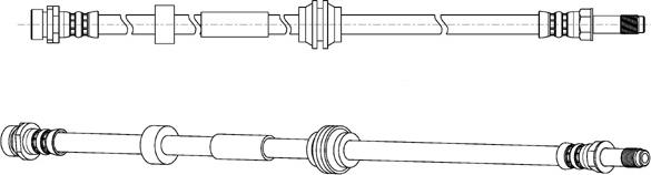 CEF 512596 - Гальмівний шланг autozip.com.ua