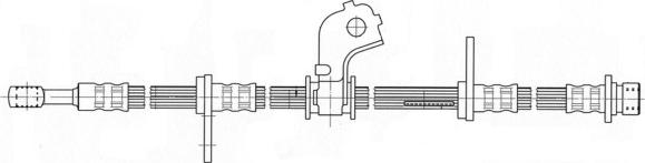 CEF 512505 - Гальмівний шланг autozip.com.ua