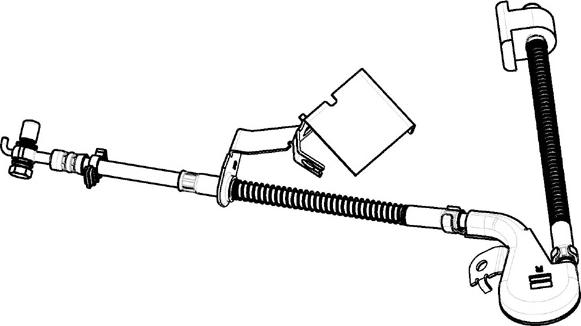 CEF 512539 - Гальмівний шланг autozip.com.ua