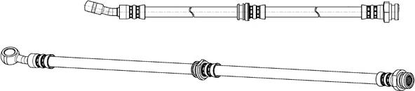 CEF 512661 - Гальмівний шланг autozip.com.ua