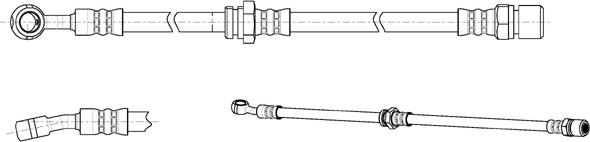 CEF 512602 - Гальмівний шланг autozip.com.ua