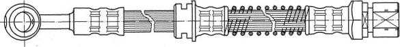 CEF 512025 - Гальмівний шланг autozip.com.ua