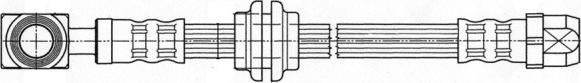 CEF 512078 - Гальмівний шланг autozip.com.ua