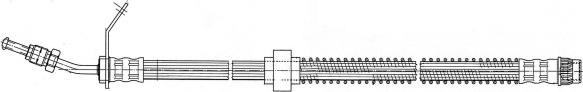 CEF 512186 - Гальмівний шланг autozip.com.ua