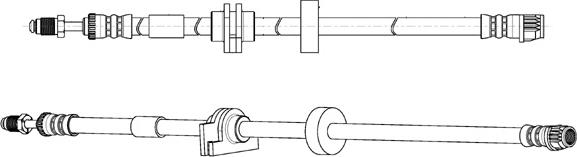 CEF 512851 - Гальмівний шланг autozip.com.ua