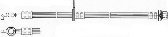 CEF 512309 - Гальмівний шланг autozip.com.ua