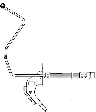 CEF 512329 - Гальмівний шланг autozip.com.ua