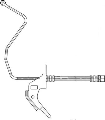 CEF 512328 - Гальмівний шланг autozip.com.ua