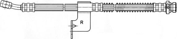 CEF 512242 - Гальмівний шланг autozip.com.ua