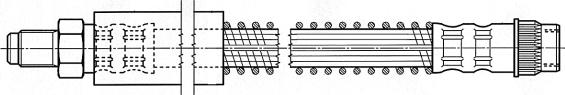 CEF 512207 - Гальмівний шланг autozip.com.ua