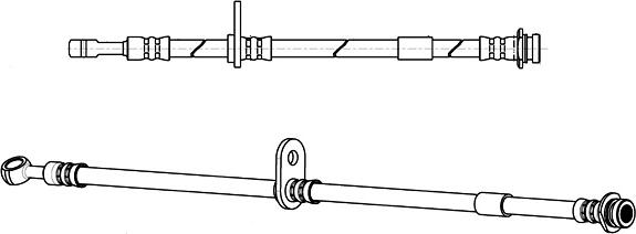 CEF 512714 - Гальмівний шланг autozip.com.ua