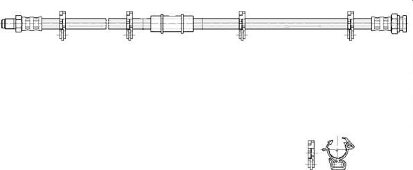 CEF 517066 - Гальмівний шланг autozip.com.ua