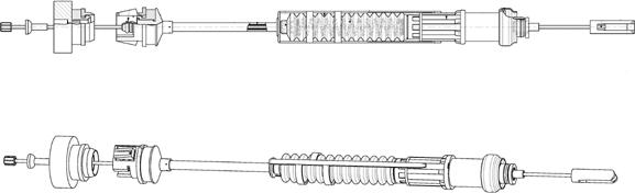 CEF CT01158 - Трос, управління зчепленням autozip.com.ua