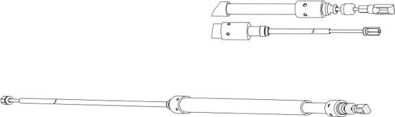 CEF CT02168 - Трос, гальмівна система autozip.com.ua