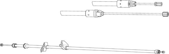 CEF FO02232 - Трос, гальмівна система autozip.com.ua