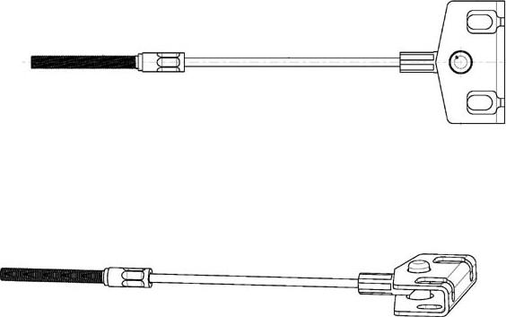 CEF NI02187 - Трос, гальмівна система autozip.com.ua