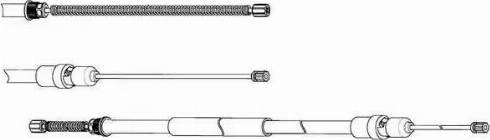 CEF RT02230 - Трос, гальмівна система autozip.com.ua