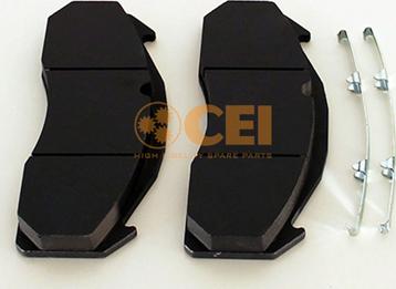 C.E.I. 584.026 - Гальмівні колодки, дискові гальма autozip.com.ua