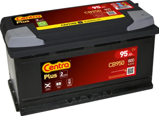 CENTRA CB950 - Стартерна акумуляторна батарея, АКБ autozip.com.ua