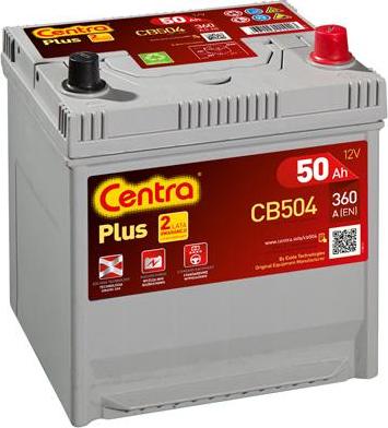 CENTRA CB504 - Стартерна акумуляторна батарея, АКБ autozip.com.ua