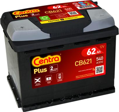 CENTRA CB621 - Стартерна акумуляторна батарея, АКБ autozip.com.ua