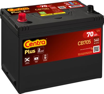 CENTRA CB705 - Стартерна акумуляторна батарея, АКБ autozip.com.ua