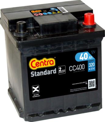 CENTRA CC400 - Стартерна акумуляторна батарея, АКБ autozip.com.ua
