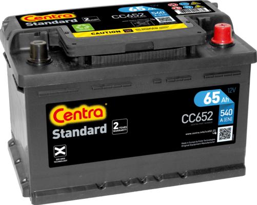 CENTRA CC652 - Стартерна акумуляторна батарея, АКБ autozip.com.ua