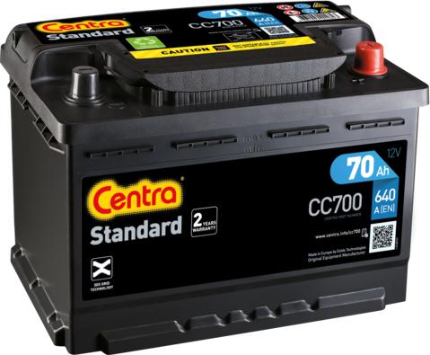 CENTRA CC700 - Стартерна акумуляторна батарея, АКБ autozip.com.ua